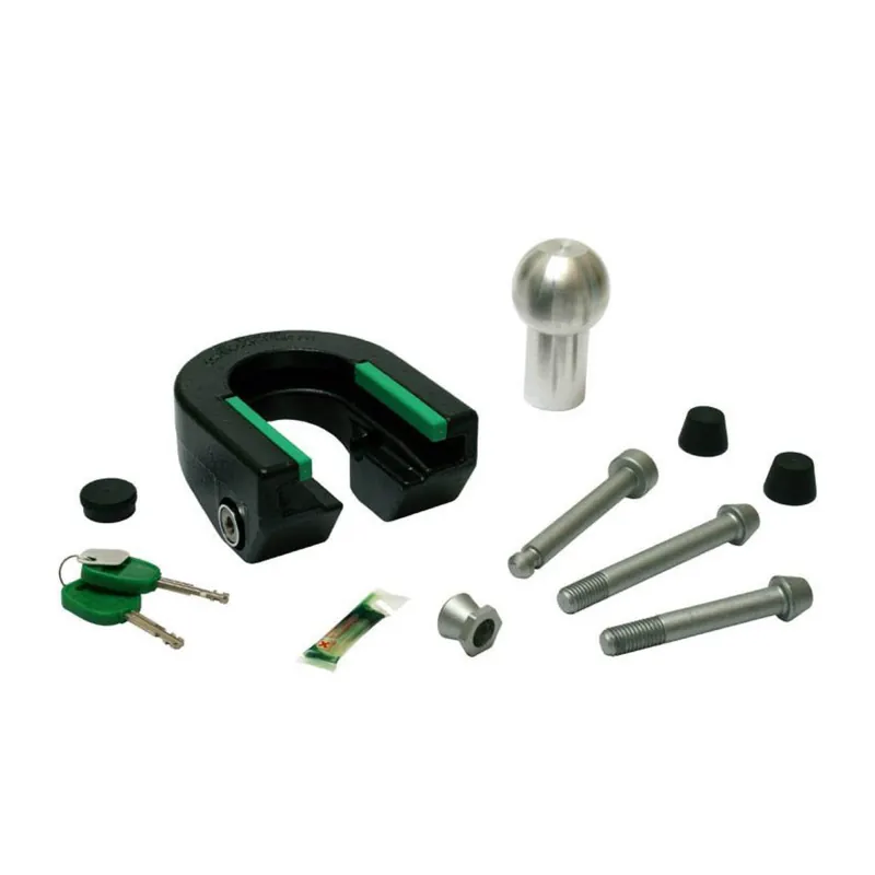 Combilock Trailerlås Grön passar 60mm kulhandske - inkl 2 bultar M12 Fri frakt