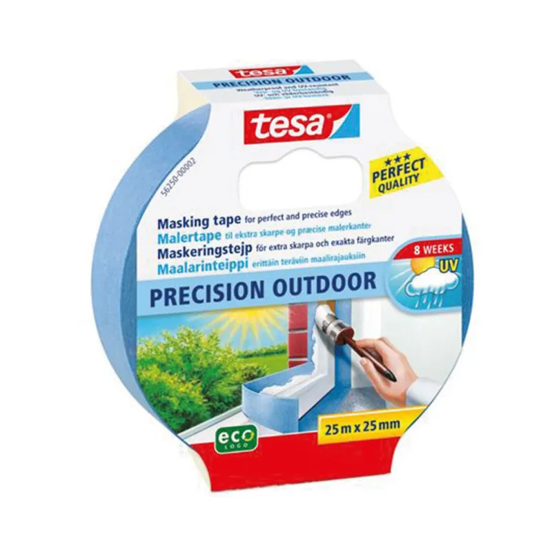Maskeringstejp Tesa Professional, för utomhusbruk, 25 mm x 25 meter, blå Kampanjpris