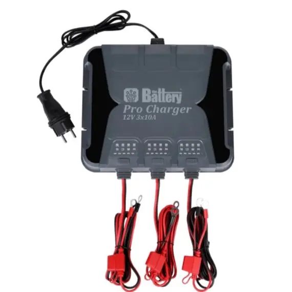The battery Pro Charger 12V 3x10A IP68 (endast Litium) risnedsättning