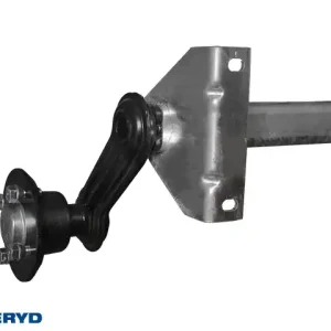 Utförsäljning Släpvagnsaxel Obromsad 750 Kg 1125/1615 4x100 vattentät
