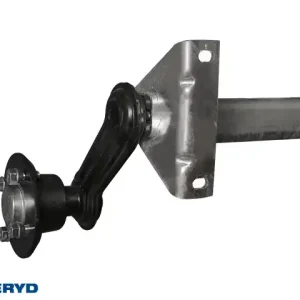 Släpvagnsaxel Obromsad 750 Kg 1100/1520 4x100 I lager