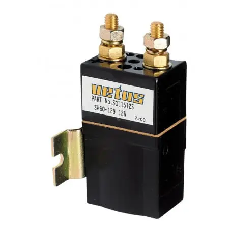 Lågt pris VETUS single relay, 12 Volt/1500 Watt, M8 terminals