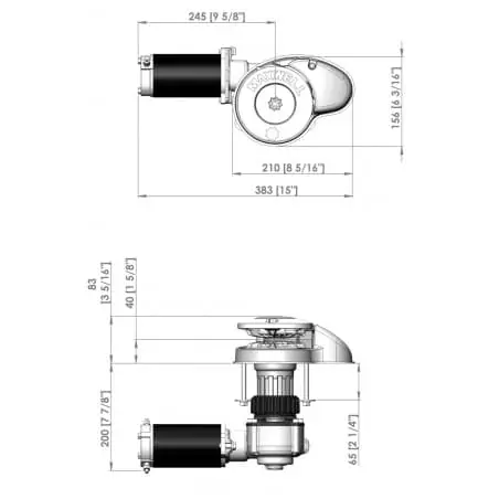 RC8-6 65TDC 6mm~1/4" Fri frakt