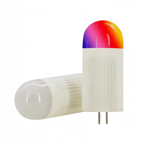 Sista chansen LED dæmpbar, farve, G4 belysning med Bluetooth
