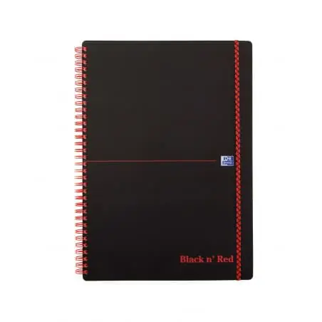 Begränsad tid Oxford Black n'Red notesbog