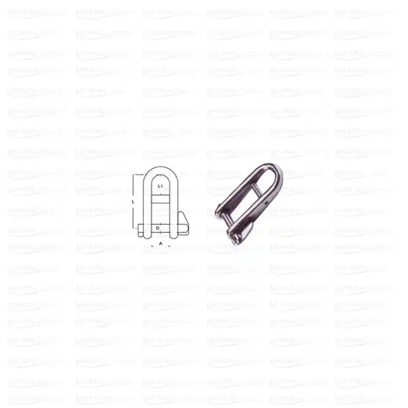 Erbjudandepris Schackel Key Pin with Bar AISI316 6mm (10st)