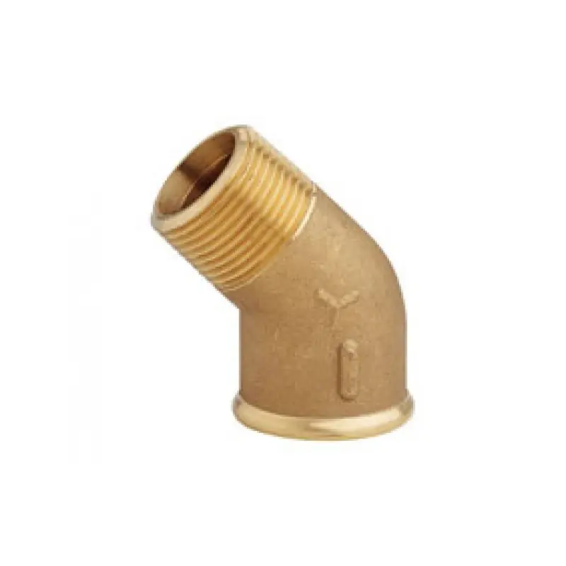 Billigare Böj 45° i brons 3/4"